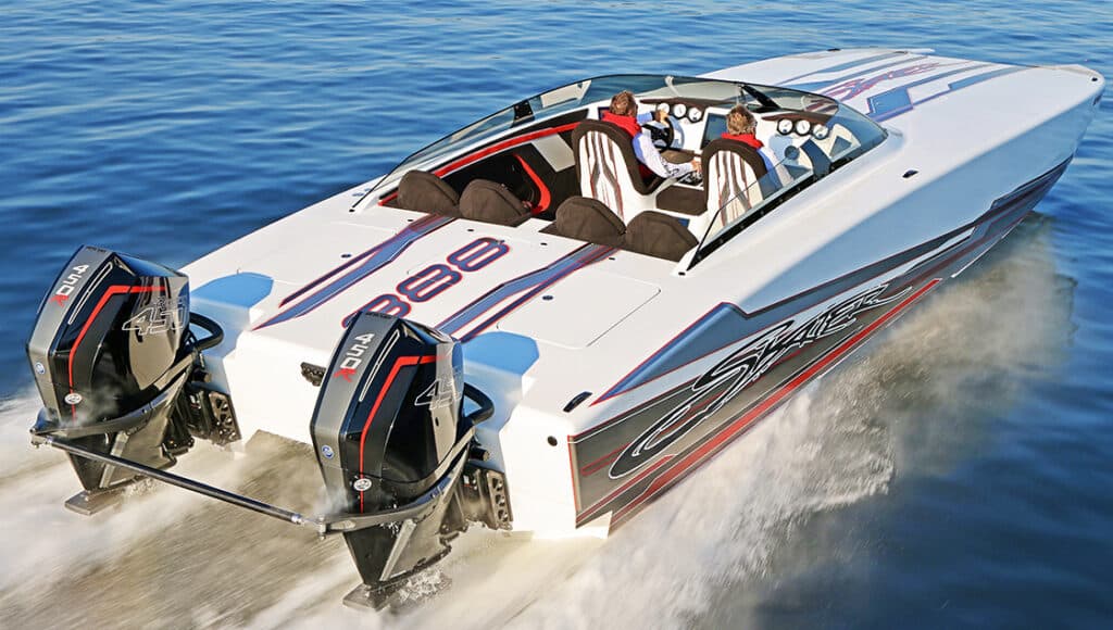 2025 Skater 388 Outboard Powerboat, versatile watercraft, high-performance marine vessel